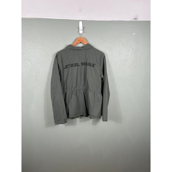 Star Wars Her Universe Military Field Jacket Utility Cinch Waist Women’s Medium - Picture 11 of 13